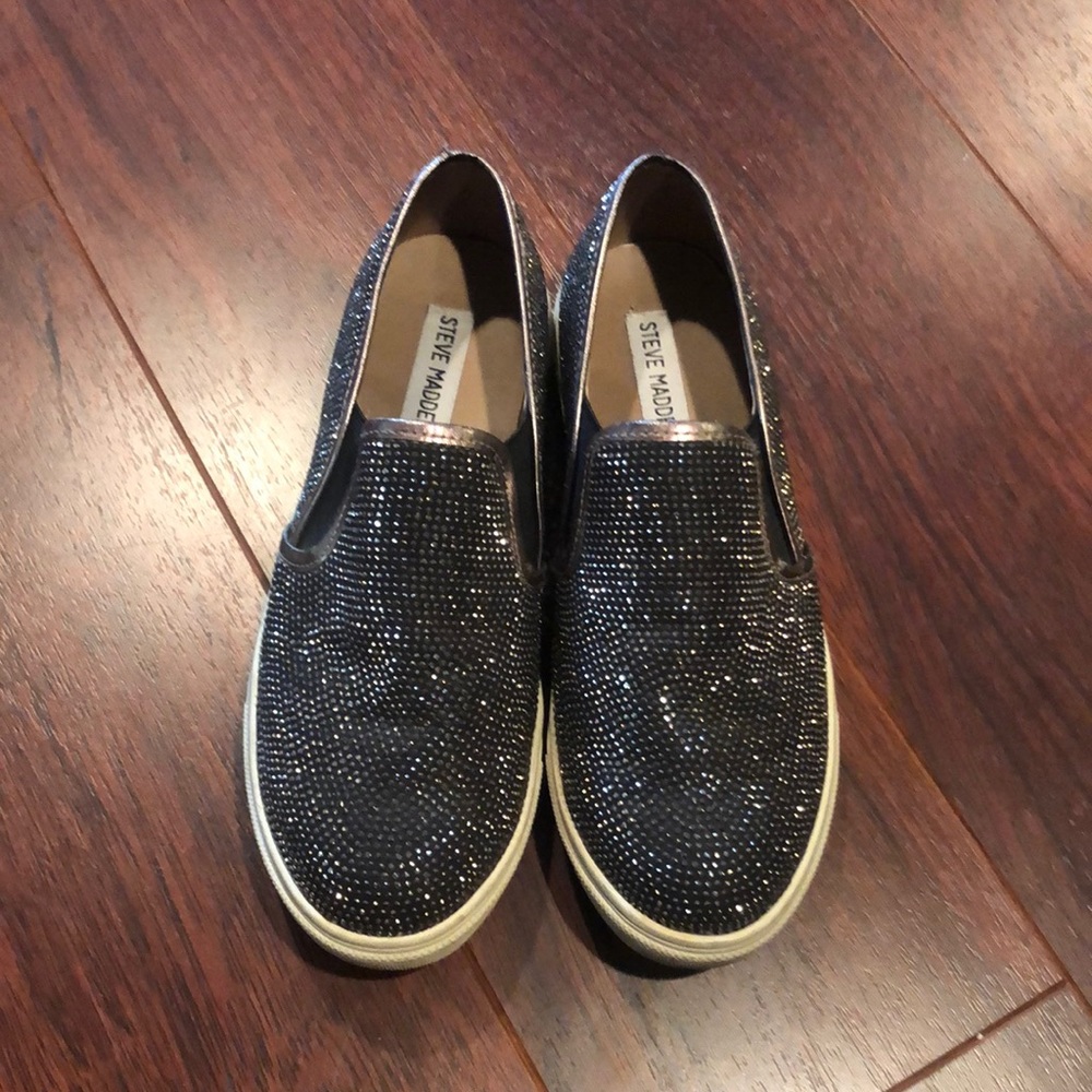 Bronze stone Steve Madden sneakers